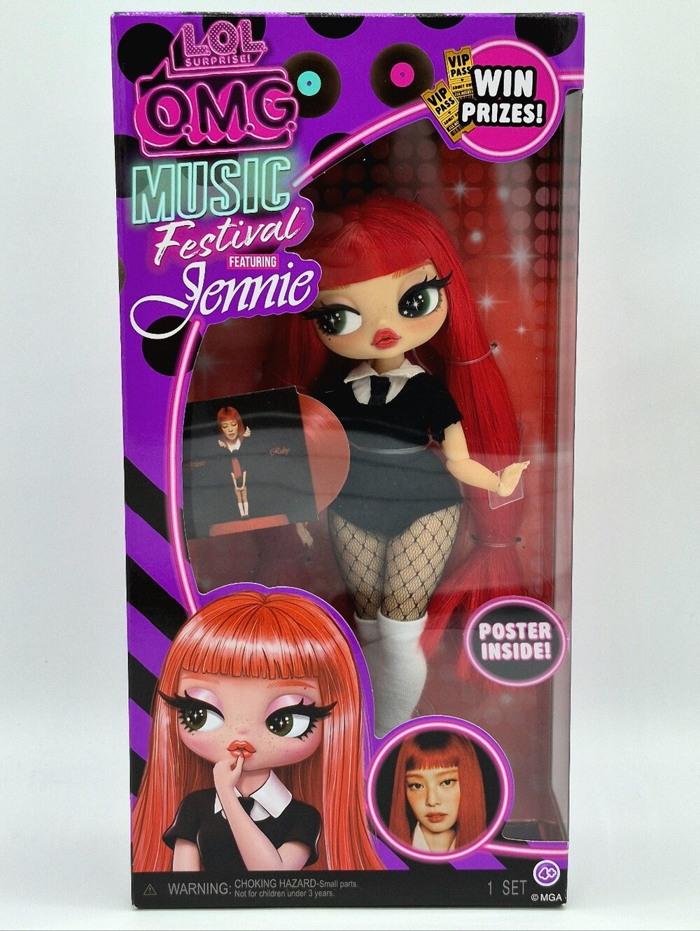 L.O.L. Surprise! O.M.G. Music Festival Jennie Doll K-Pop New in Box